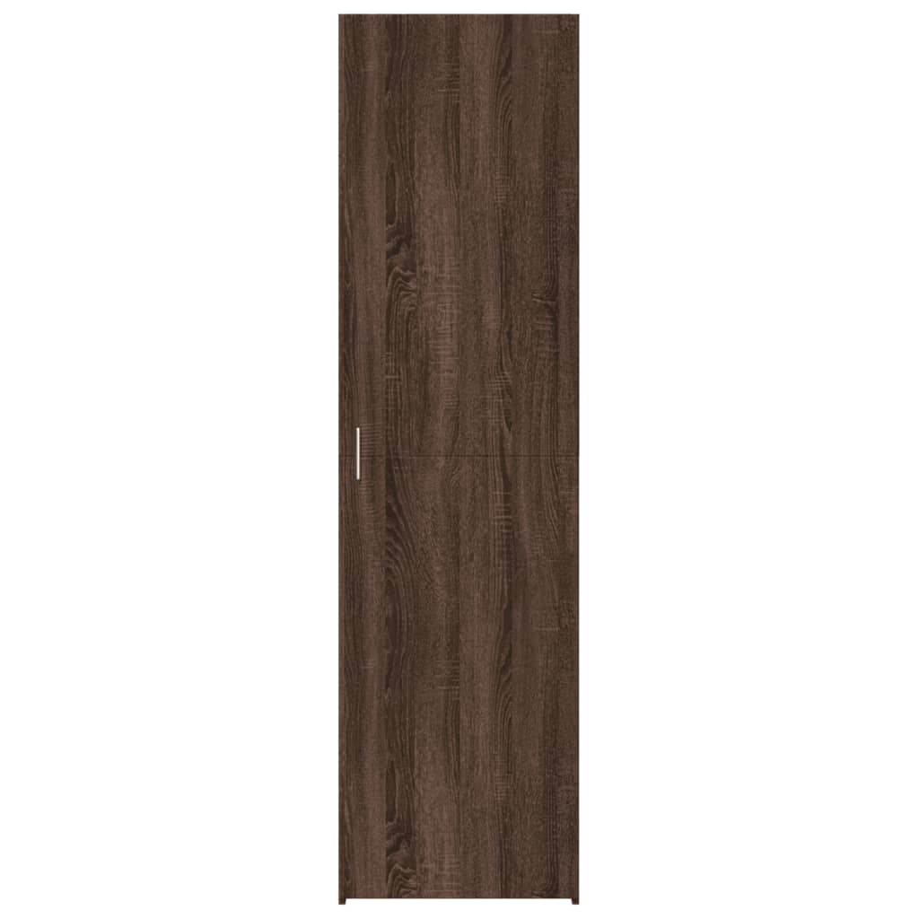 vidaXL Dulap înalt, stejar maro, 50x42,5x185 cm, lemn prelucrat