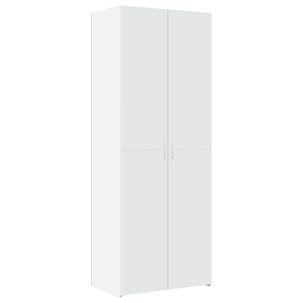 vidaXL Dulap înalt, alb, 70x42,5x185 cm, lemn prelucrat vidaXL Dulap înalt, alb, 70x42,5x185 cm, lemn prelucrat