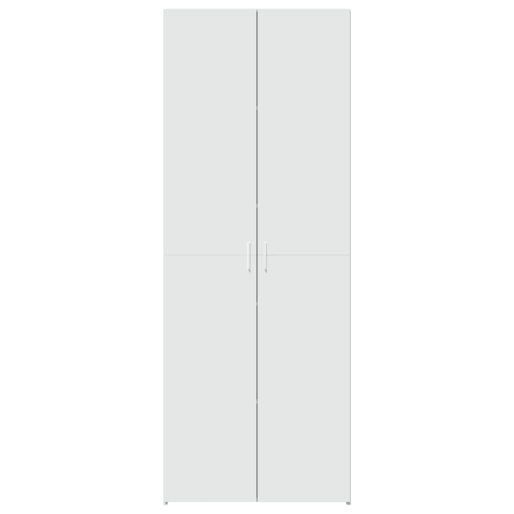 vidaXL Dulap înalt, alb, 70x42,5x185 cm, lemn prelucrat vidaXL Dulap înalt, alb, 70x42,5x185 cm, lemn prelucrat