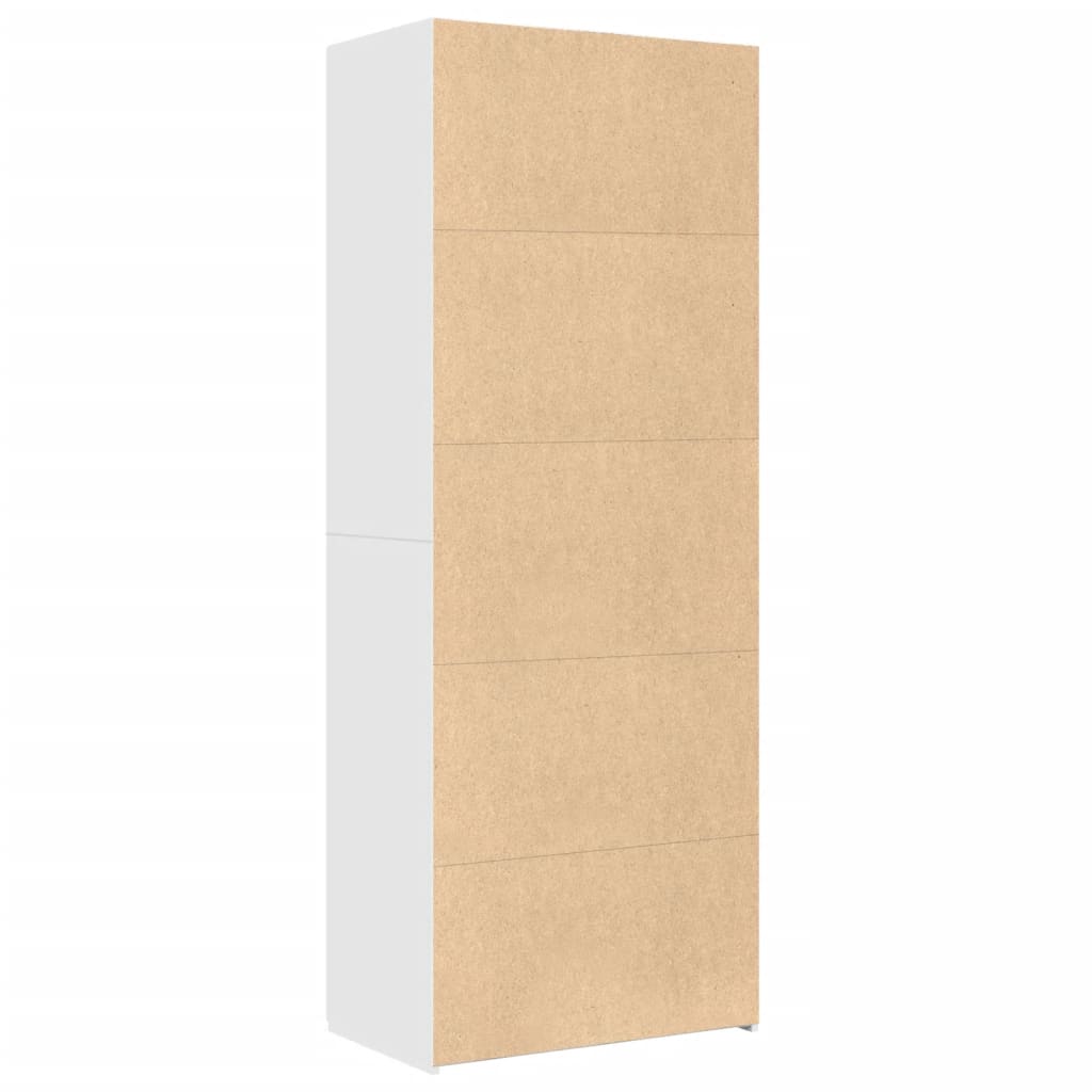 vidaXL Dulap înalt, alb, 70x42,5x185 cm, lemn prelucrat vidaXL Dulap înalt, alb, 70x42,5x185 cm, lemn prelucrat