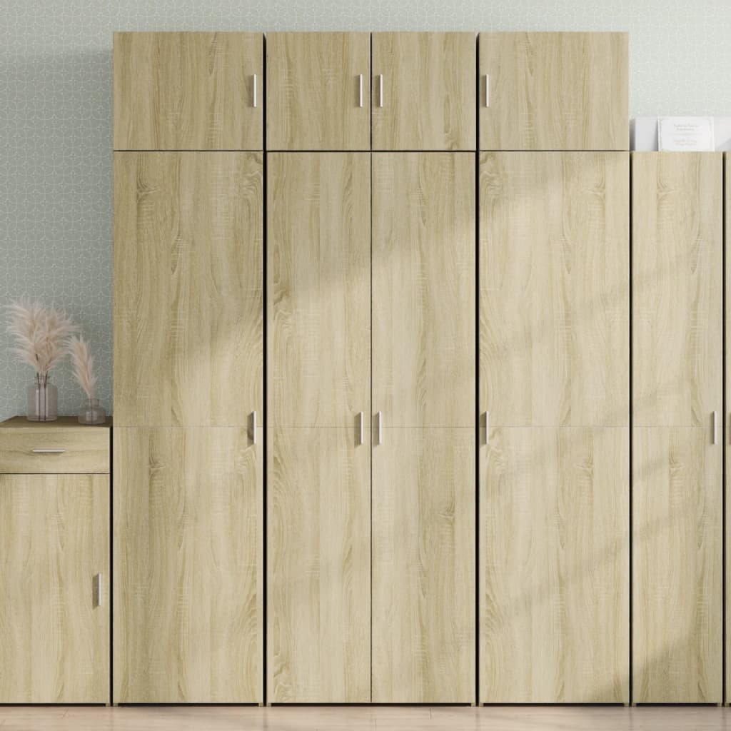 vidaXL Dulap înalt, stejar sonoma, 70x42,5x185 cm, lemn prelucrat vidaXL Dulap înalt, stejar sonoma, 70x42,5x185 cm, lemn prelucrat