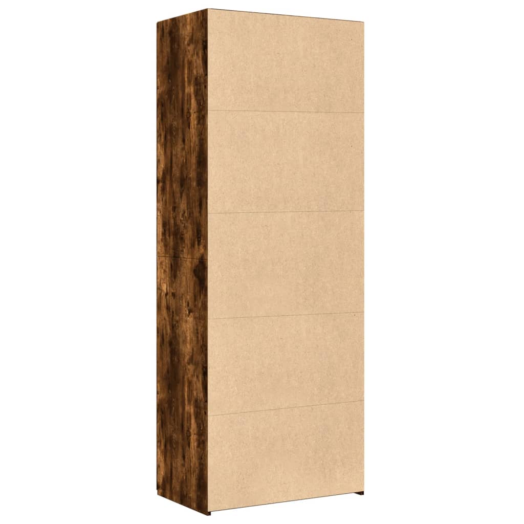 vidaXL Dulap înalt, stejar fumuriu, 70x42,5x185 cm, lemn prelucrat vidaXL Dulap înalt, stejar fumuriu, 70x42,5x185 cm, lemn prelucrat
