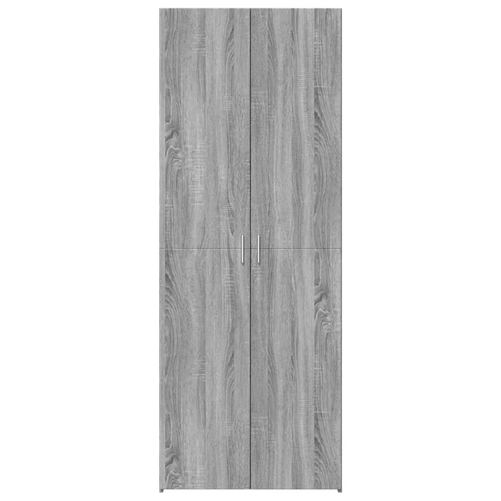 vidaXL Dulap înalt, gri sonoma, 70x42,5x185 cm, lemn prelucrat