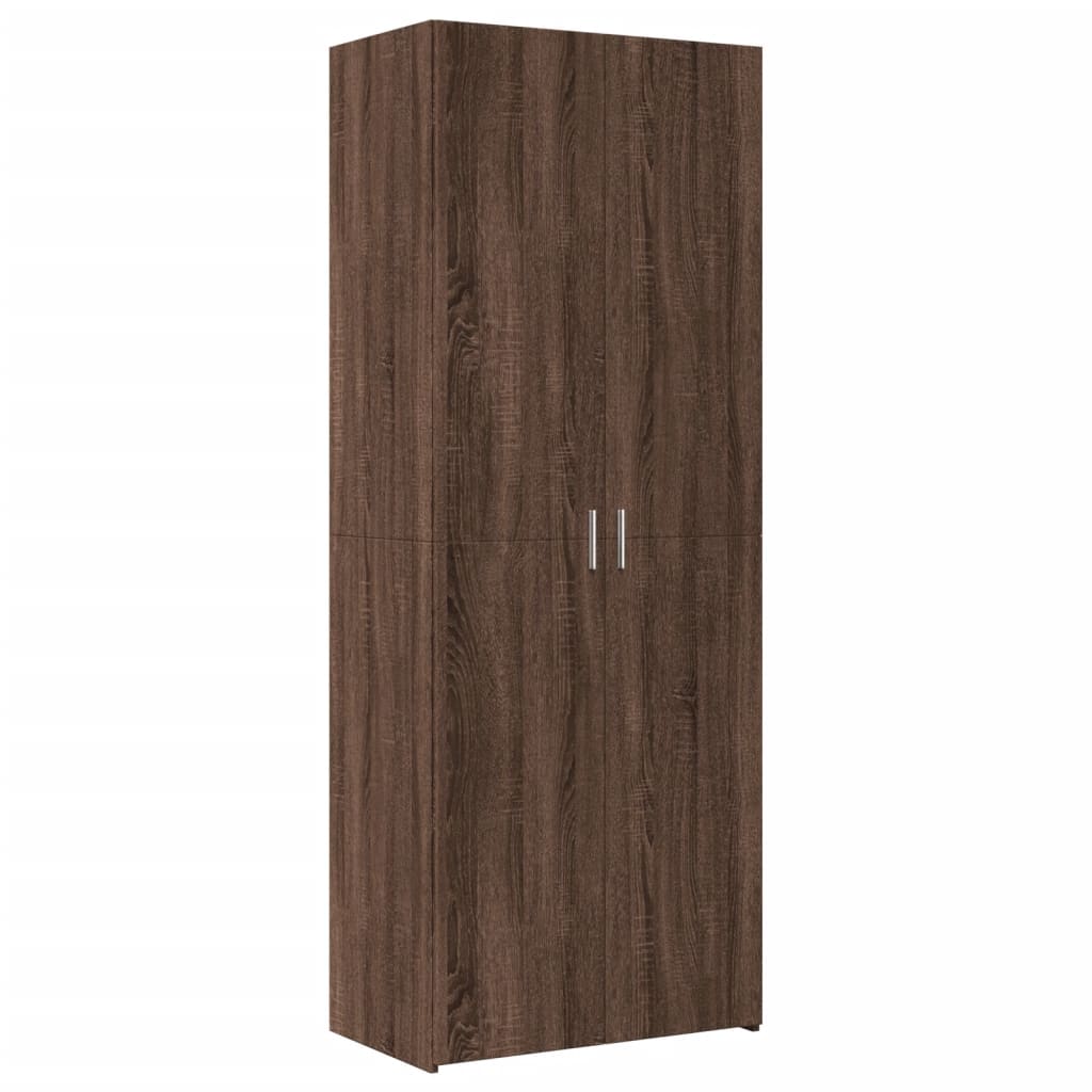 vidaXL Dulap înalt, stejar maro, 70x42,5x185 cm, lemn prelucrat