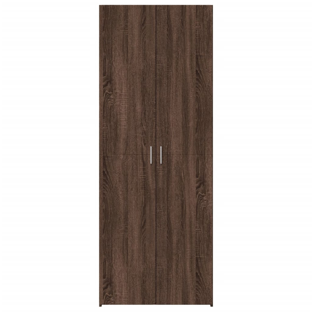 vidaXL Dulap înalt, stejar maro, 70x42,5x185 cm, lemn prelucrat