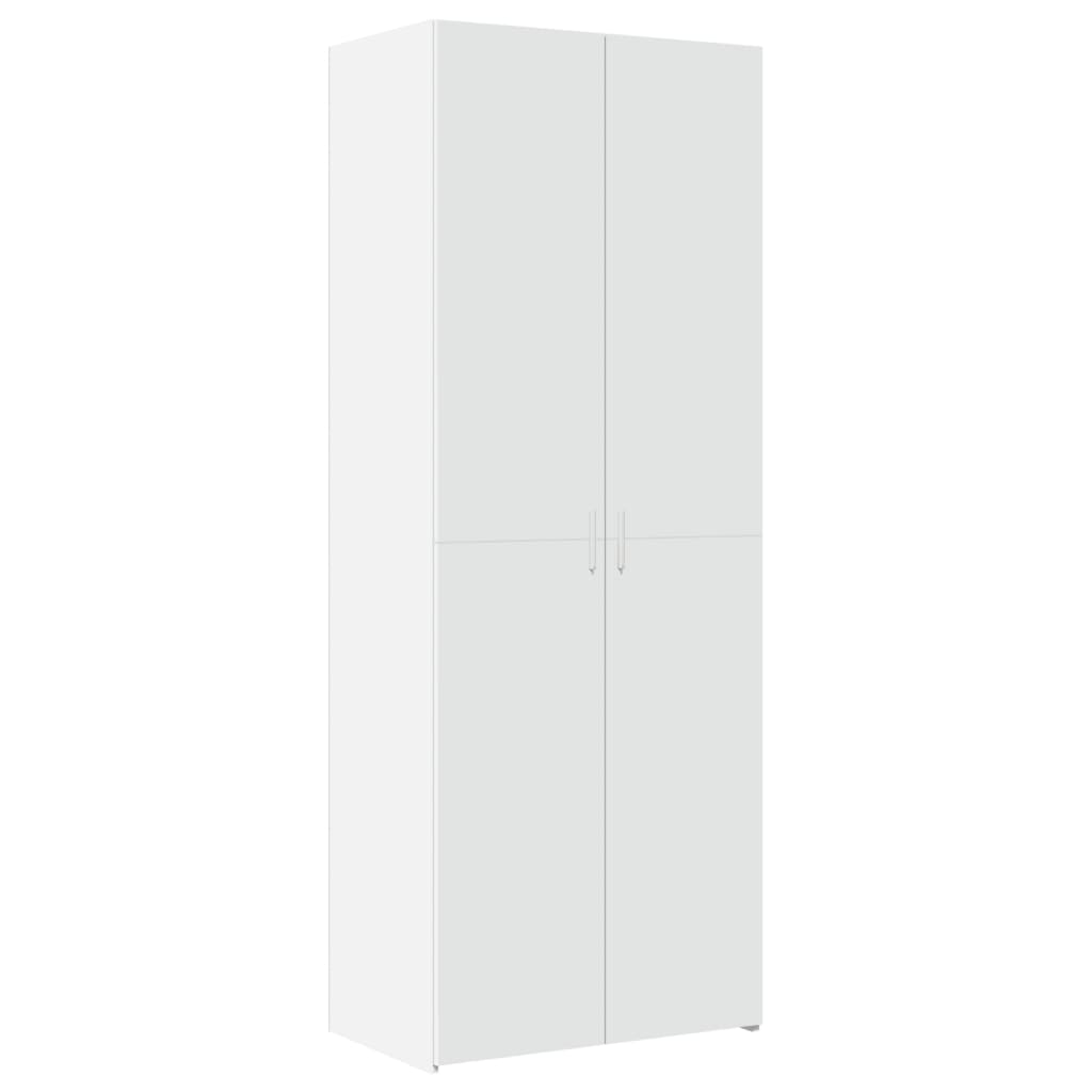 vidaXL Dulap înalt, alb, 70x42,5x185 cm, lemn prelucrat