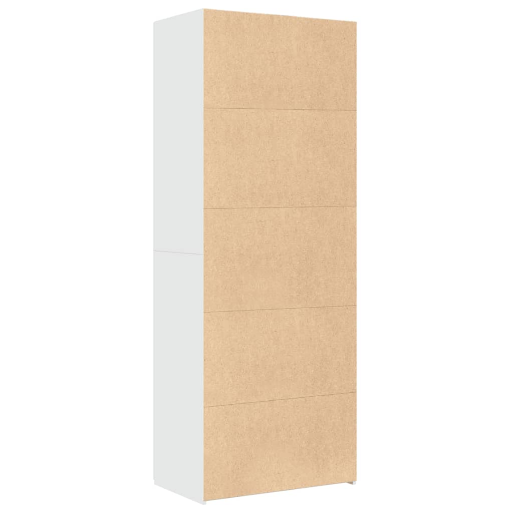 vidaXL Dulap înalt, alb, 70x42,5x185 cm, lemn prelucrat