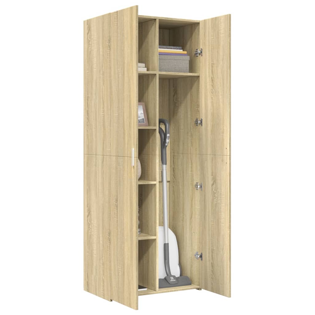 vidaXL Dulap înalt, stejar sonoma, 70x42,5x185 cm, lemn prelucrat vidaXL Dulap înalt, stejar sonoma, 70x42,5x185 cm, lemn prelucrat