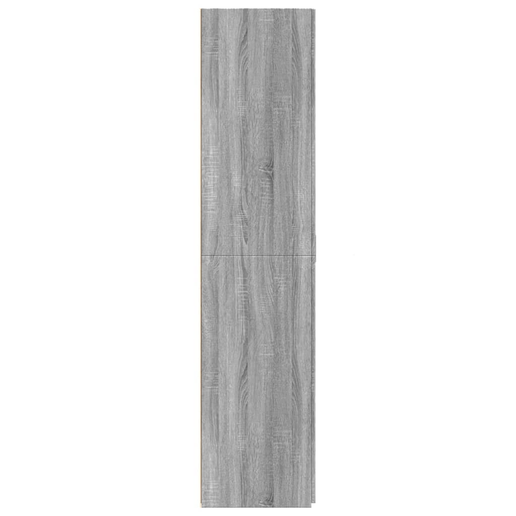 vidaXL Dulap înalt, gri sonoma, 70x42,5x185 cm, lemn prelucrat