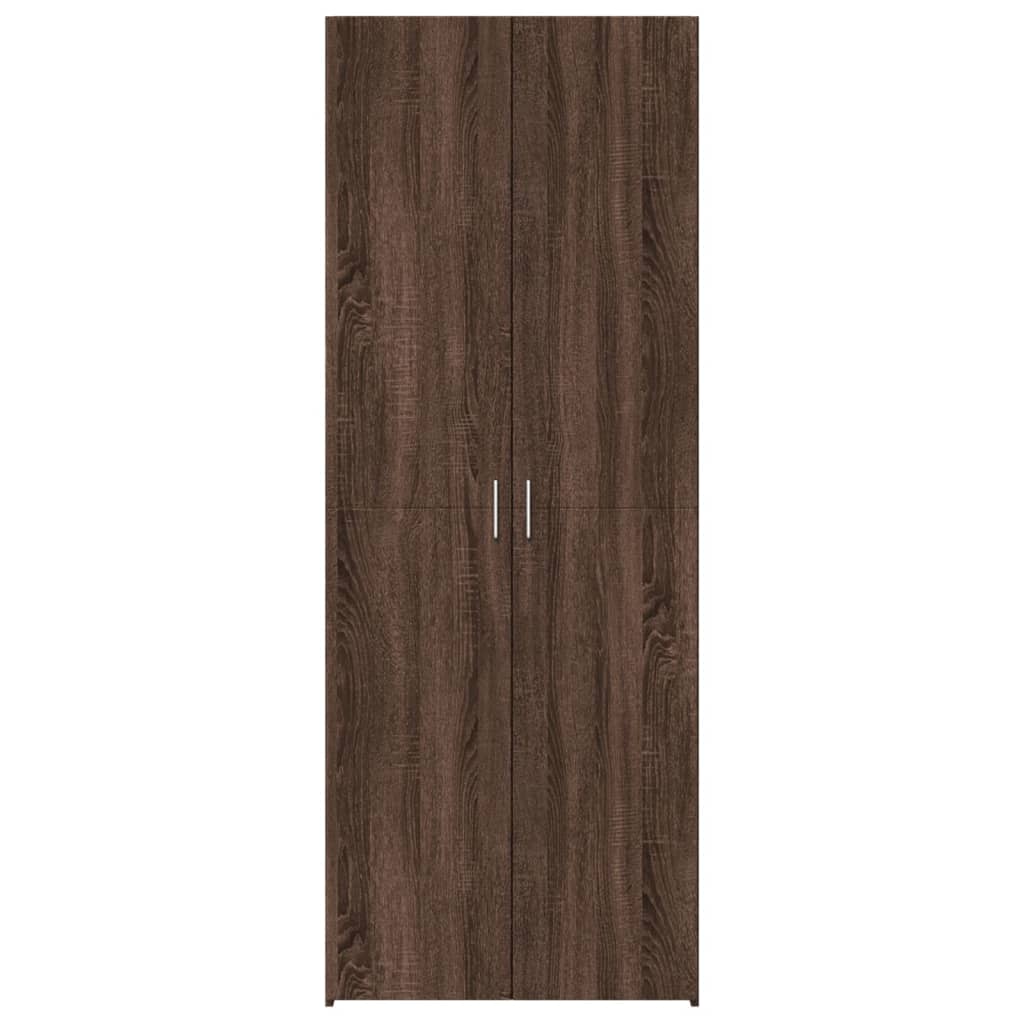 vidaXL Dulap înalt, stejar maro, 70x42,5x185 cm, lemn prelucrat