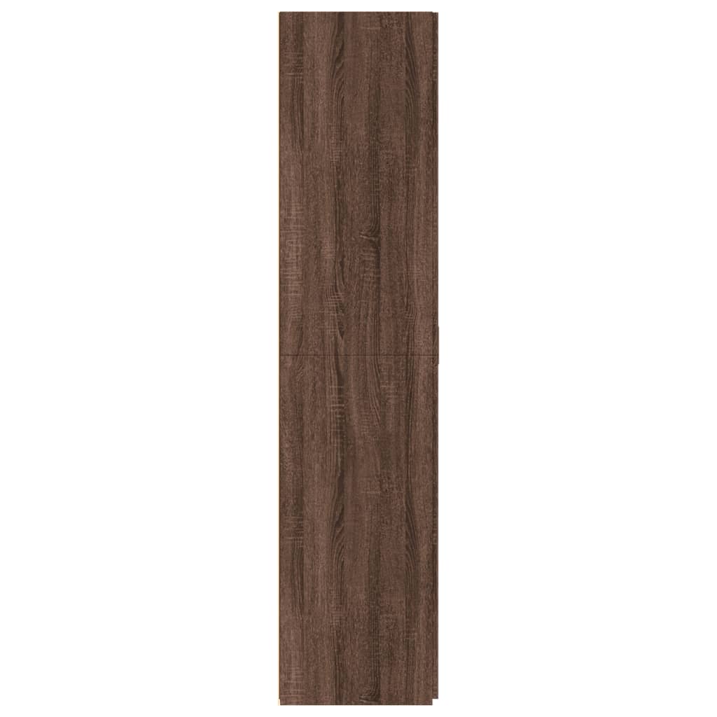 vidaXL Dulap înalt, stejar maro, 70x42,5x185 cm, lemn prelucrat