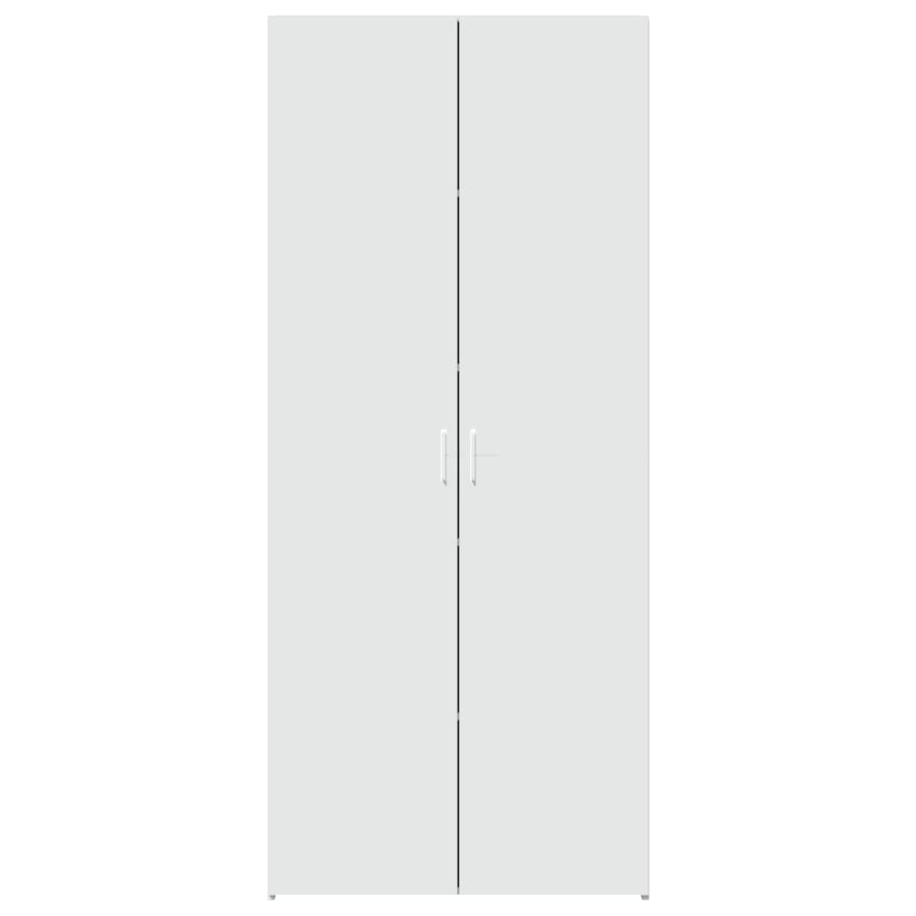 vidaXL Dulap înalt, alb, 80x42,5x185 cm, lemn prelucrat vidaXL Dulap înalt, alb, 80x42,5x185 cm, lemn prelucrat
