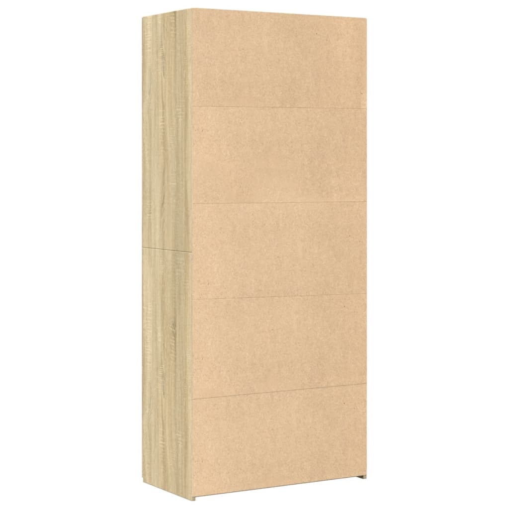 vidaXL Dulap înalt, stejar sonoma, 80x42,5x185 cm, lemn prelucrat vidaXL Dulap înalt, stejar sonoma, 80x42,5x185 cm, lemn prelucrat