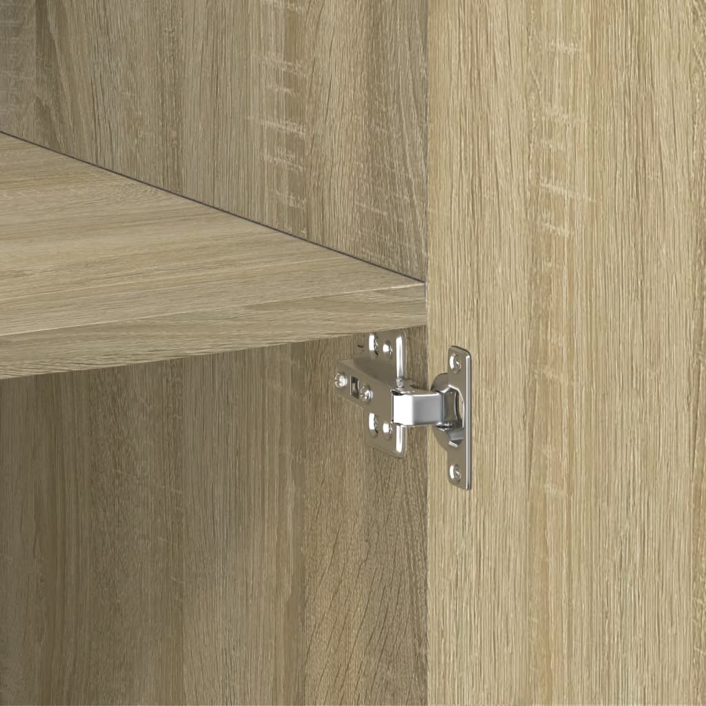 vidaXL Dulap înalt, stejar sonoma, 80x42,5x185 cm, lemn prelucrat vidaXL Dulap înalt, stejar sonoma, 80x42,5x185 cm, lemn prelucrat