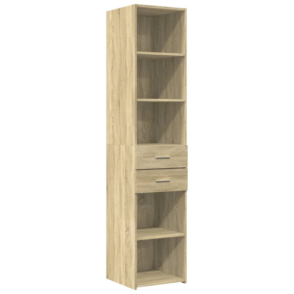 vidaXL Dulap înalt, stejar sonoma, 40x42,5x185 cm, lemn prelucrat vidaXL Dulap înalt, stejar sonoma, 40x42,5x185 cm, lemn prelucrat