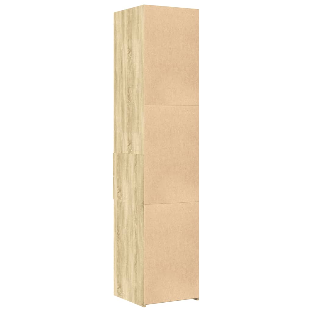 vidaXL Dulap înalt, stejar sonoma, 40x42,5x185 cm, lemn prelucrat vidaXL Dulap înalt, stejar sonoma, 40x42,5x185 cm, lemn prelucrat