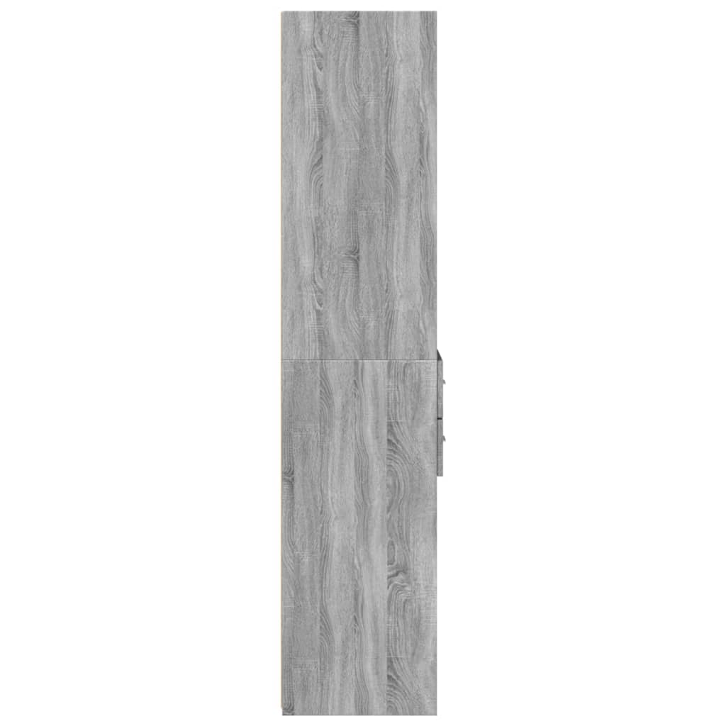 vidaXL Dulap înalt, gri sonoma, 40x42,5x185 cm, lemn prelucrat