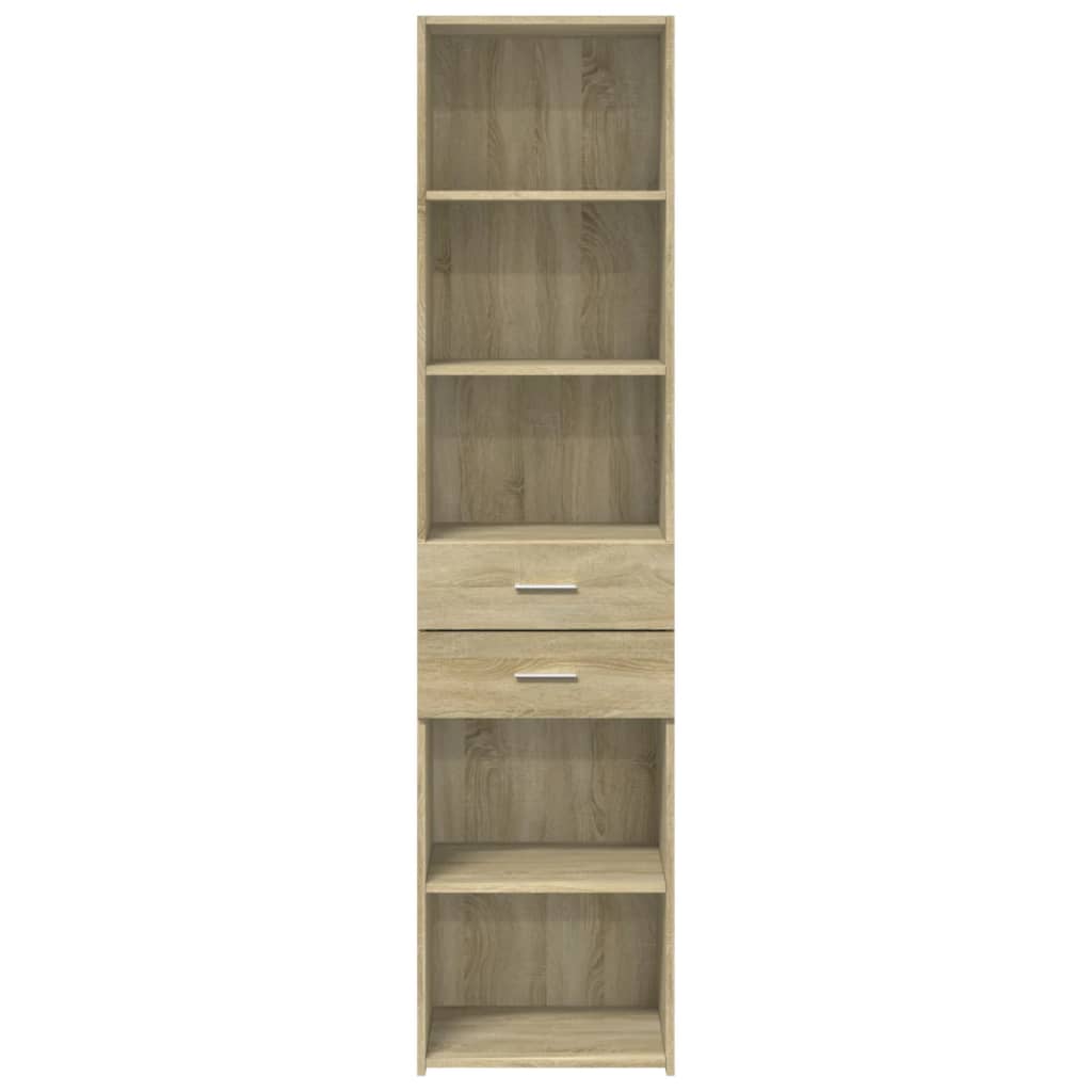 vidaXL Dulap înalt, stejar sonoma, 45x42,5x185 cm, lemn compozit