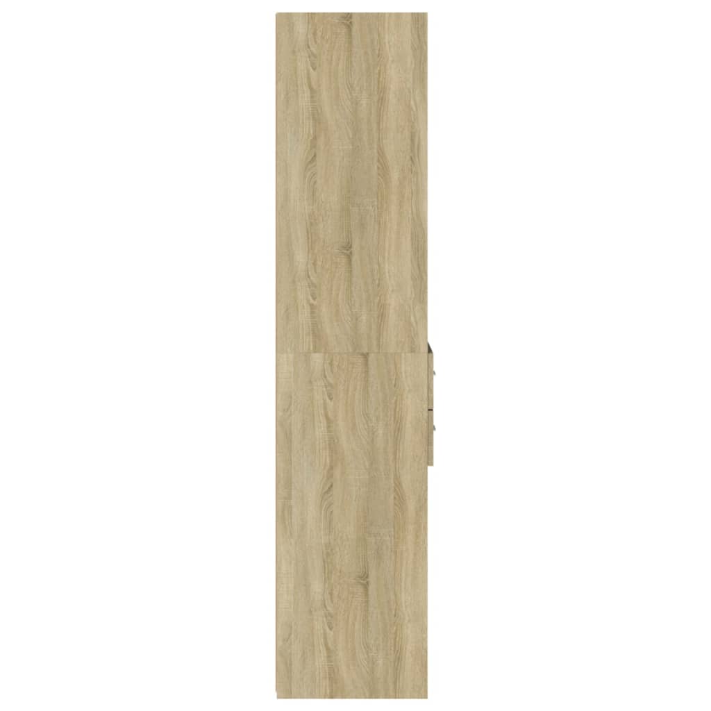vidaXL Dulap înalt, stejar sonoma, 45x42,5x185 cm, lemn compozit