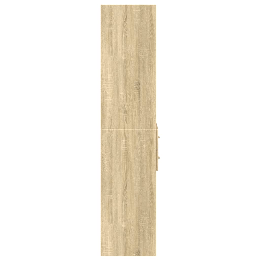 vidaXL Dulap înalt, stejar sonoma, 70x42,5x185 cm, lemn prelucrat