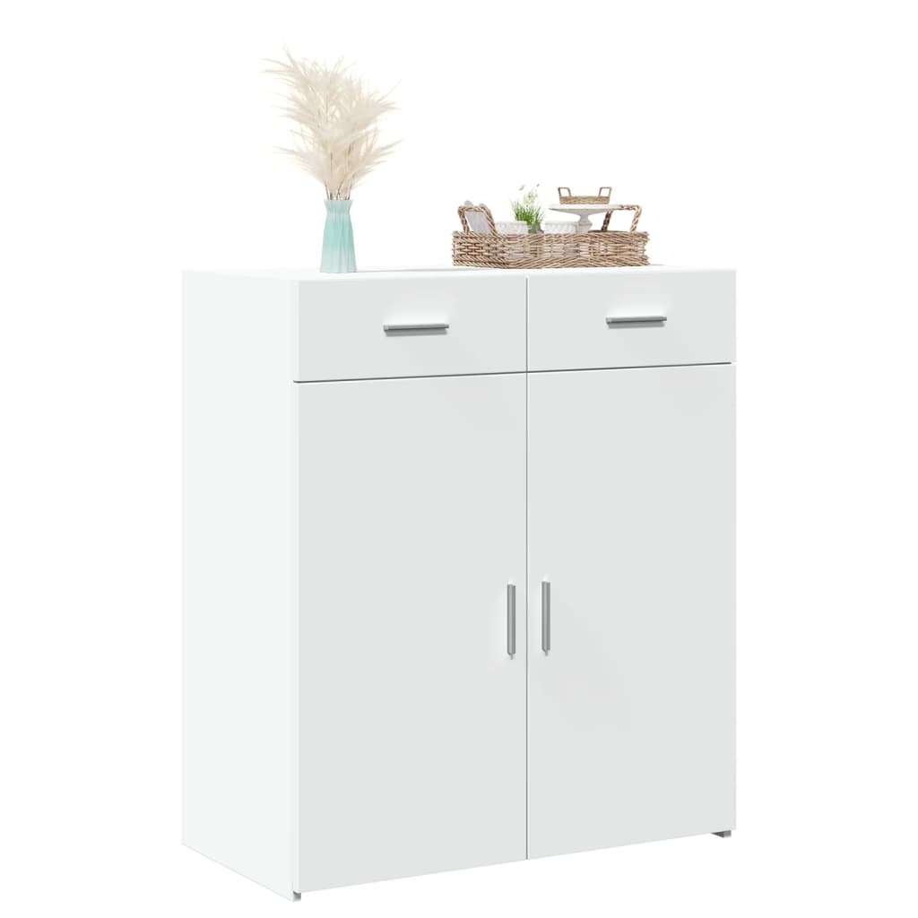 vidaXL Dulap, alb, 80x42,5x93 cm, lemn prelucrat