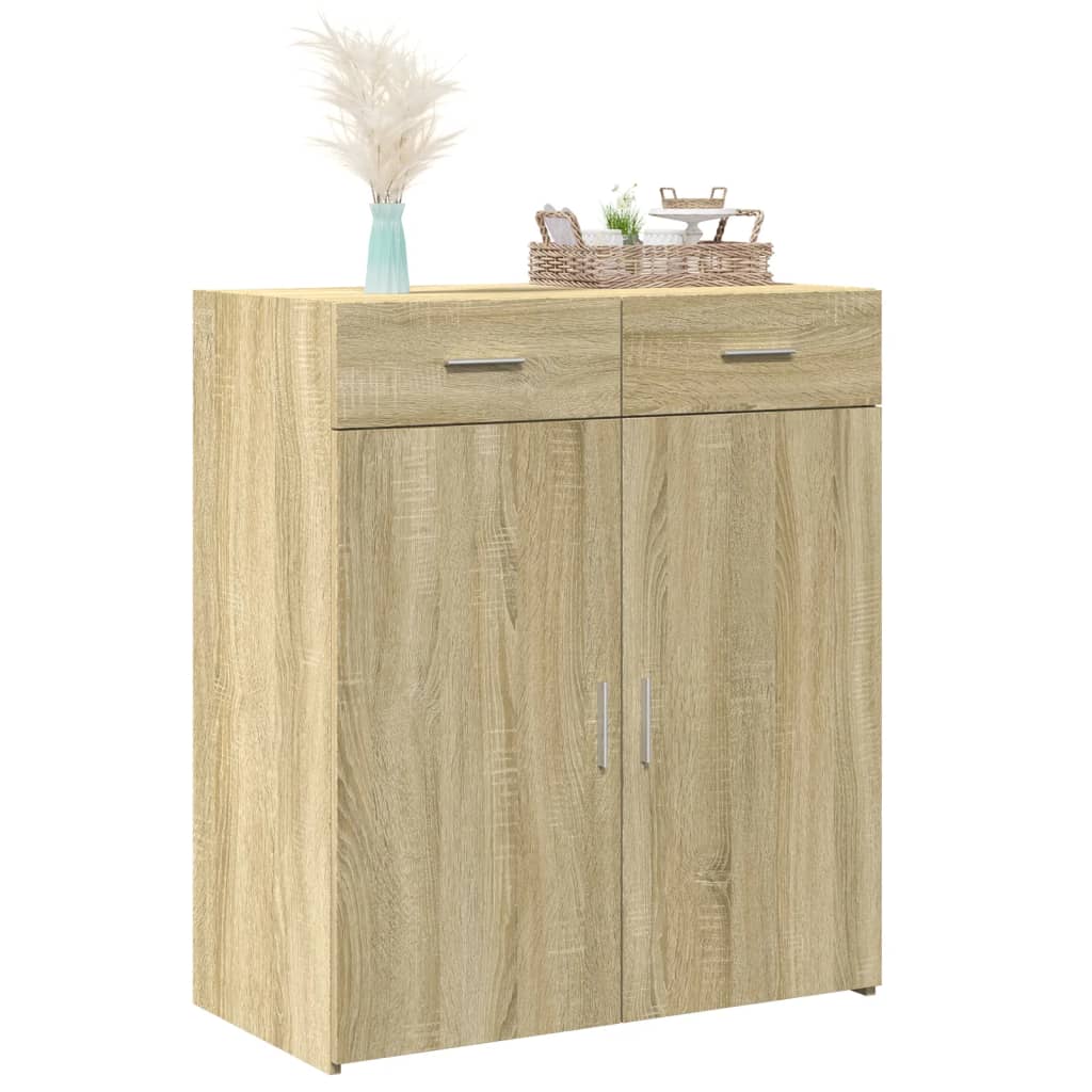 vidaXL Dulap, stejar sonoma, 80x42,5x93 cm, lemn prelucrat