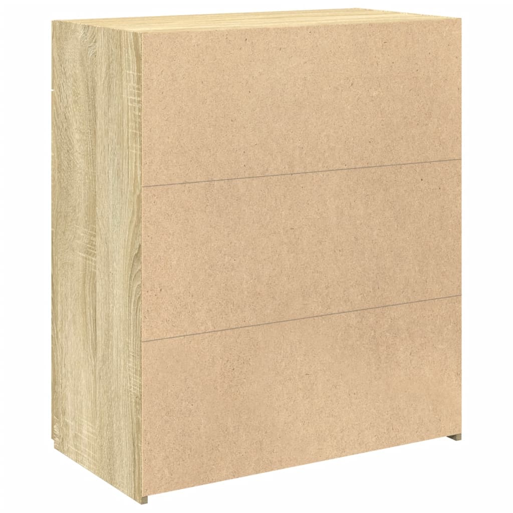 vidaXL Dulap, stejar sonoma, 80x42,5x93 cm, lemn prelucrat