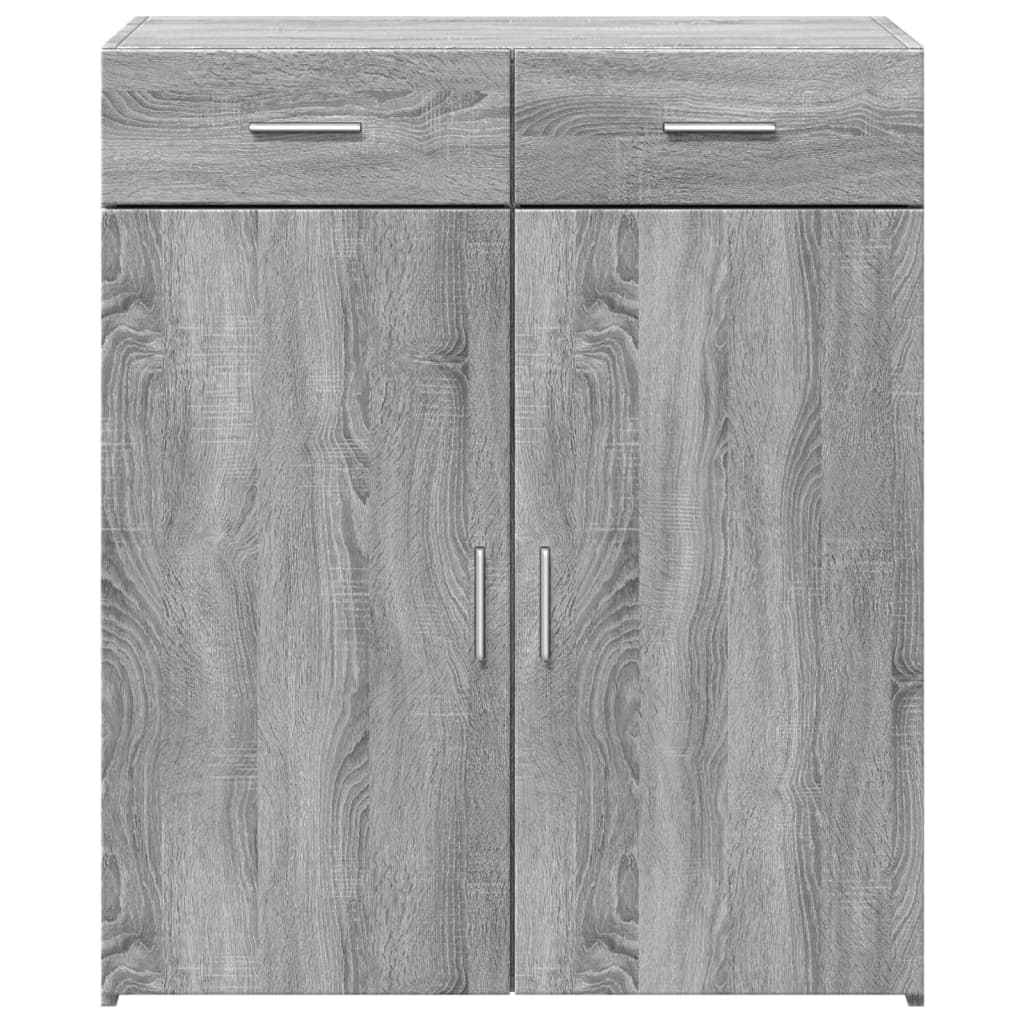 vidaXL Dulap, sonoma gri, 80x42,5x93 cm, lemn prelucrat