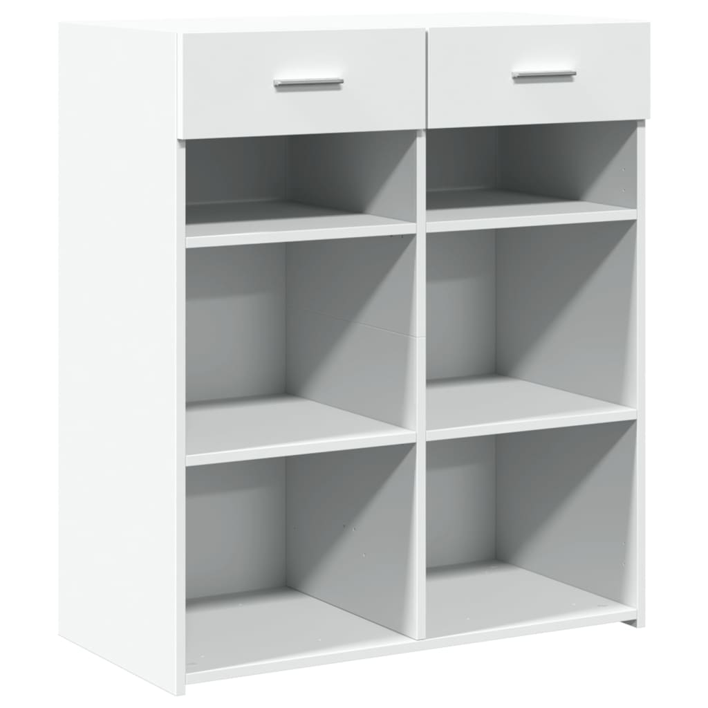vidaXL Dulap, alb, 80x42,5x93 cm, lemn prelucrat
