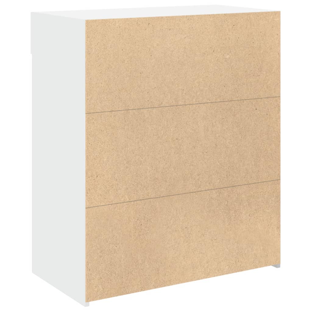 vidaXL Dulap, alb, 80x42,5x93 cm, lemn prelucrat