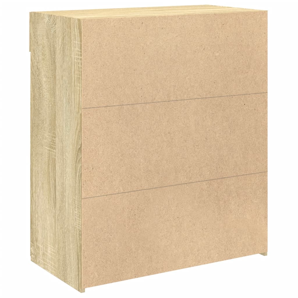 vidaXL Dulap, stejar sonoma, 80x42,5x93 cm, lemn prelucrat