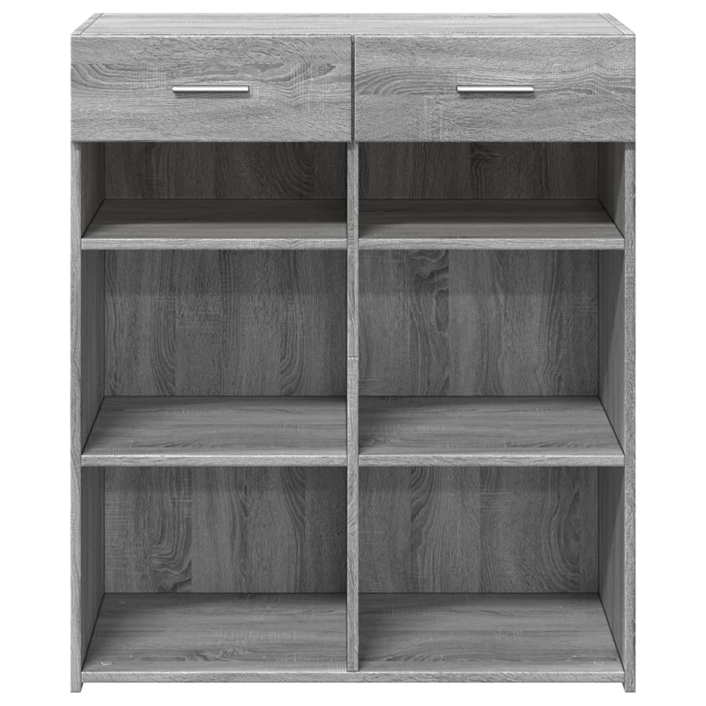 vidaXL Dulap, sonoma gri, 80x42,5x93 cm, lemn prelucrat