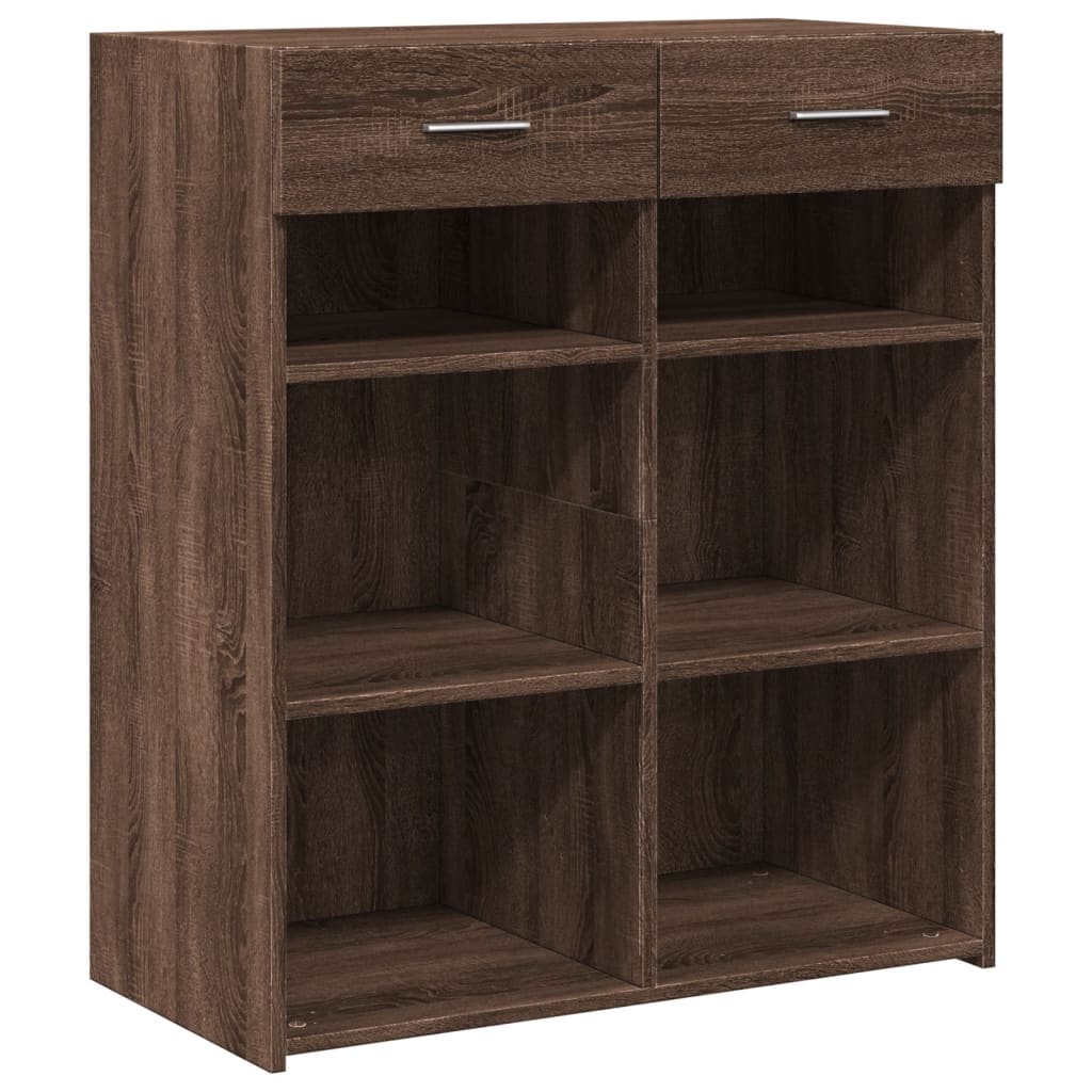 vidaXL Dulap, stejar maro, 80x42,5x93 cm, lemn prelucrat