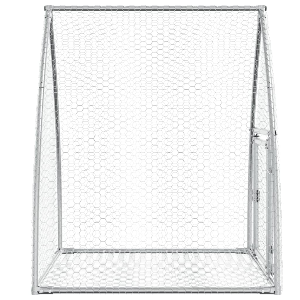 vidaXL Cușcă de iepuri, argintiu, 100x105x120 cm, oțel galvanizat vidaXL Cușcă de iepuri, argintiu, 100x105x120 cm, oțel galvanizat