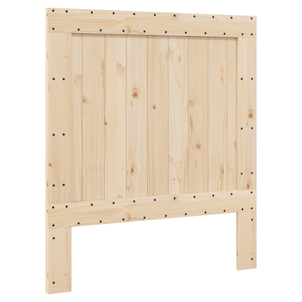 vidaXL Cadru de pat cu tăblie, 90x200 cm, lemn masiv de pin vidaXL Cadru de pat cu tăblie, 90x200 cm, lemn masiv de pin