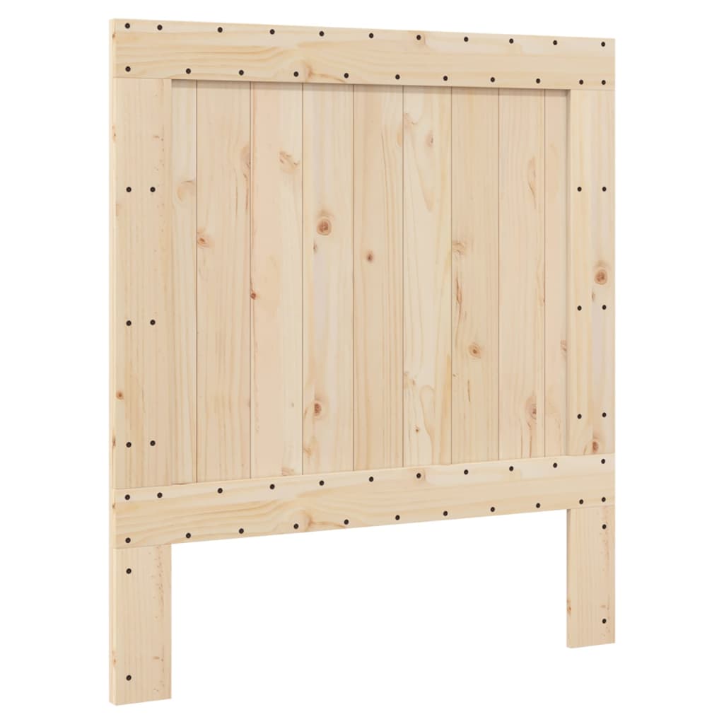 vidaXL Cadru de pat cu tăblie, 90x200 cm, lemn masiv de pin vidaXL Cadru de pat cu tăblie, 90x200 cm, lemn masiv de pin