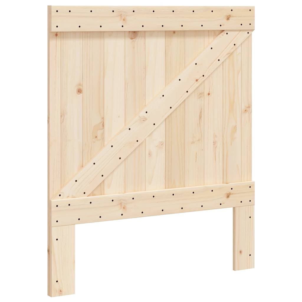 vidaXL Cadru de pat cu tăblie, 90x200 cm, lemn masiv de pin vidaXL Cadru de pat cu tăblie, 90x200 cm, lemn masiv de pin