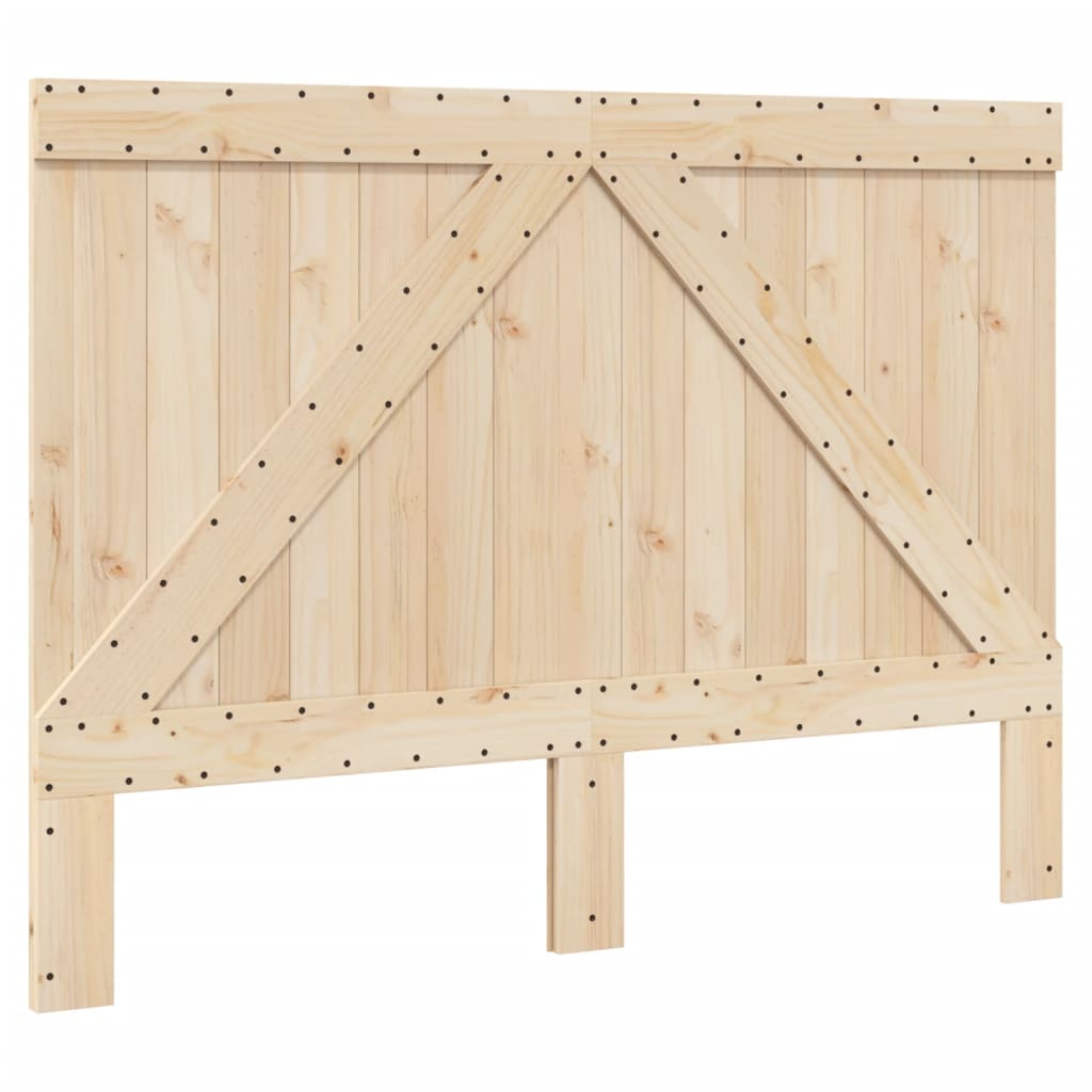 vidaXL Cadru de pat cu tăblie, 160x200 cm, lemn masiv de pin vidaXL Cadru de pat cu tăblie, 160x200 cm, lemn masiv de pin