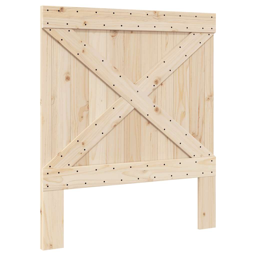 vidaXL Cadru de pat cu tăblie, 90x200 cm, lemn masiv de pin vidaXL Cadru de pat cu tăblie, 90x200 cm, lemn masiv de pin