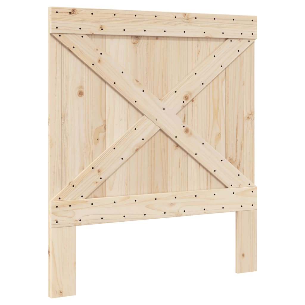 vidaXL Cadru de pat cu tăblie, 90x200 cm, lemn masiv de pin vidaXL Cadru de pat cu tăblie, 90x200 cm, lemn masiv de pin