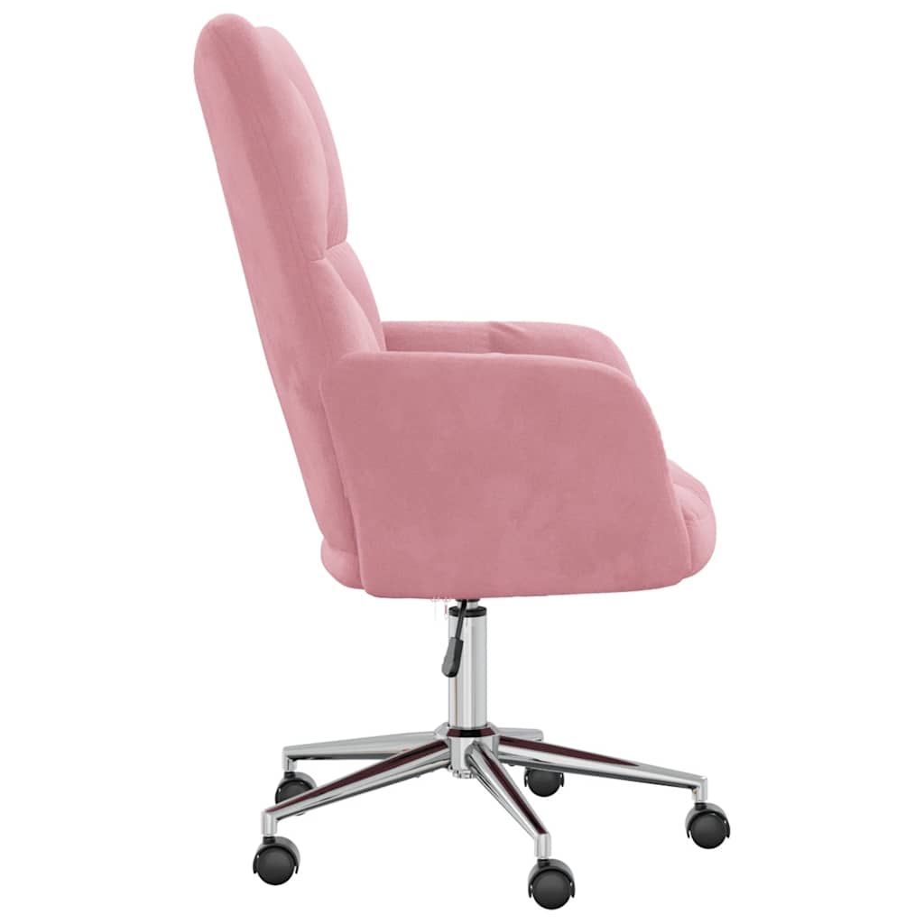 vidaXL Scaun de relaxare, roz, catifea