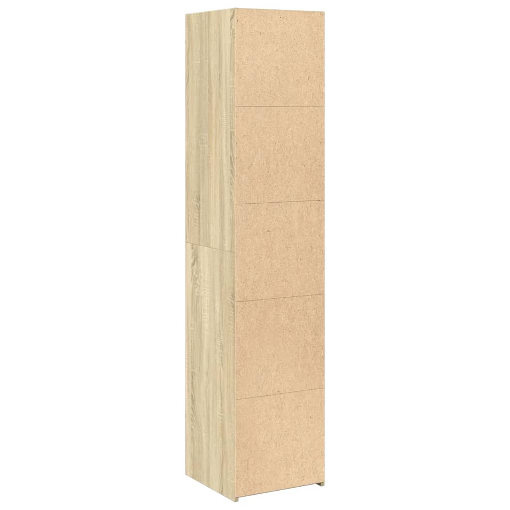 vidaXL Dulap înalt, stejar sonoma, 40x41x185 cm, lemn prelucrat vidaXL Dulap înalt, stejar sonoma, 40x41x185 cm, lemn prelucrat