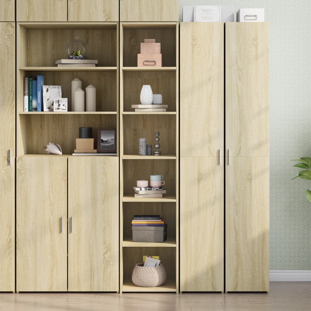 vidaXL Dulap înalt, stejar sonoma, 40x41x185 cm, lemn prelucrat vidaXL Dulap înalt, stejar sonoma, 40x41x185 cm, lemn prelucrat