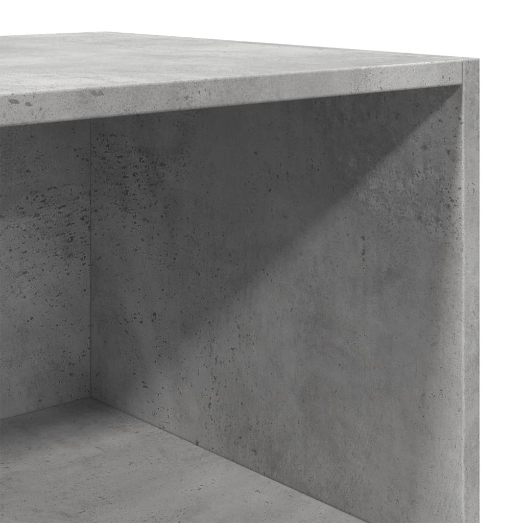 vidaXL Dulap înalt, gri beton, 40x41x185 cm, lemn prelucrat