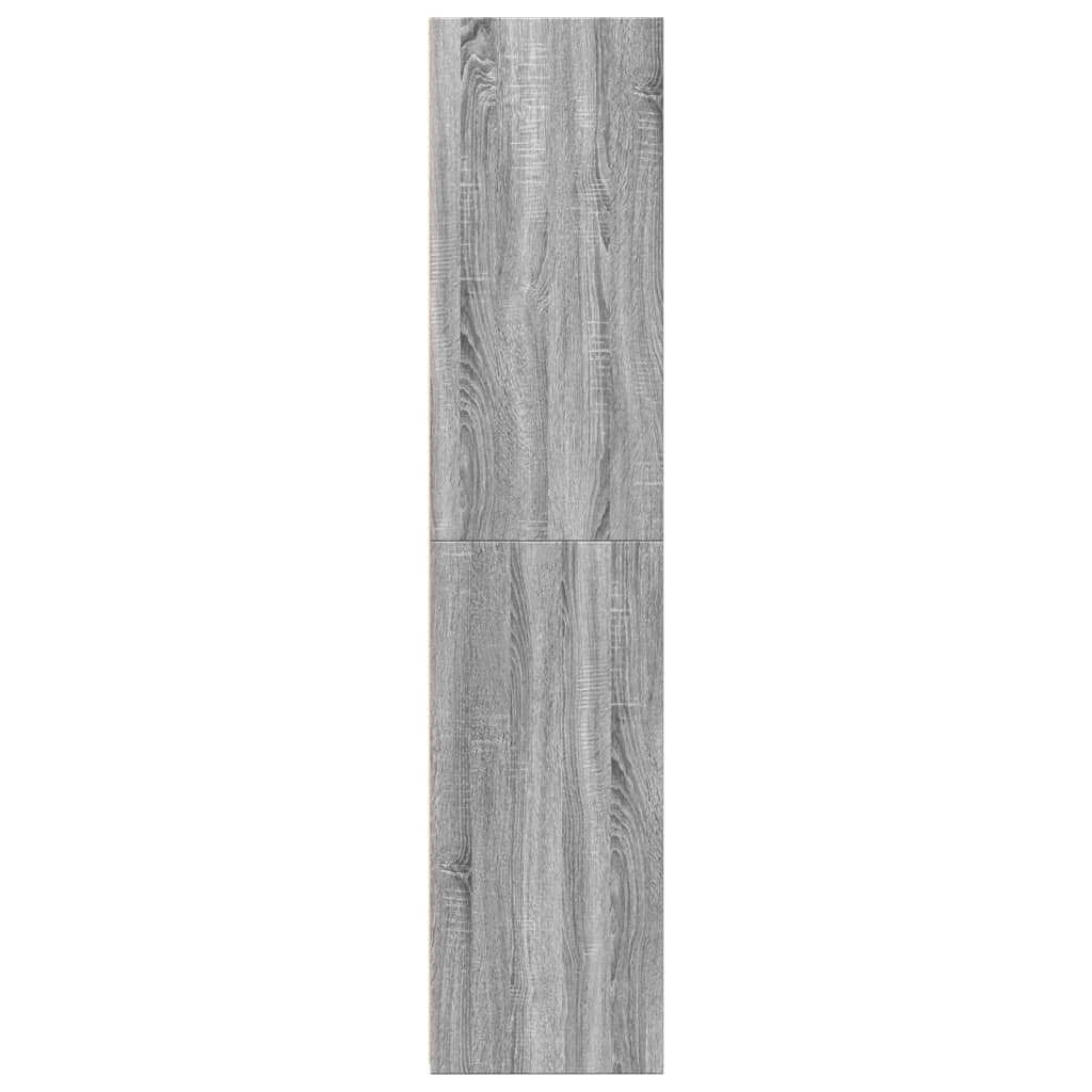 vidaXL Dulap înalt, gri sonoma, 40x41x185 cm, lemn prelucrat