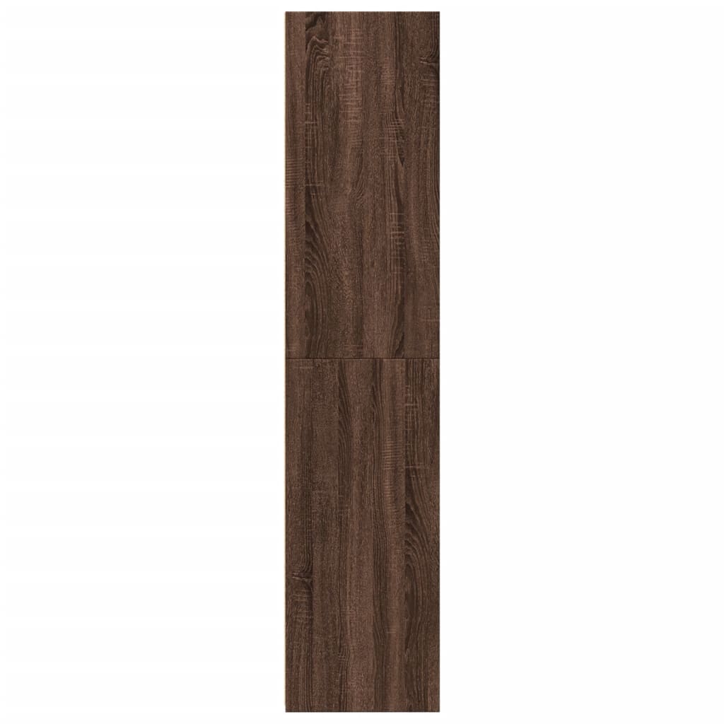 vidaXL Dulap înalt, stejar maro, 40x41x185 cm, lemn prelucrat