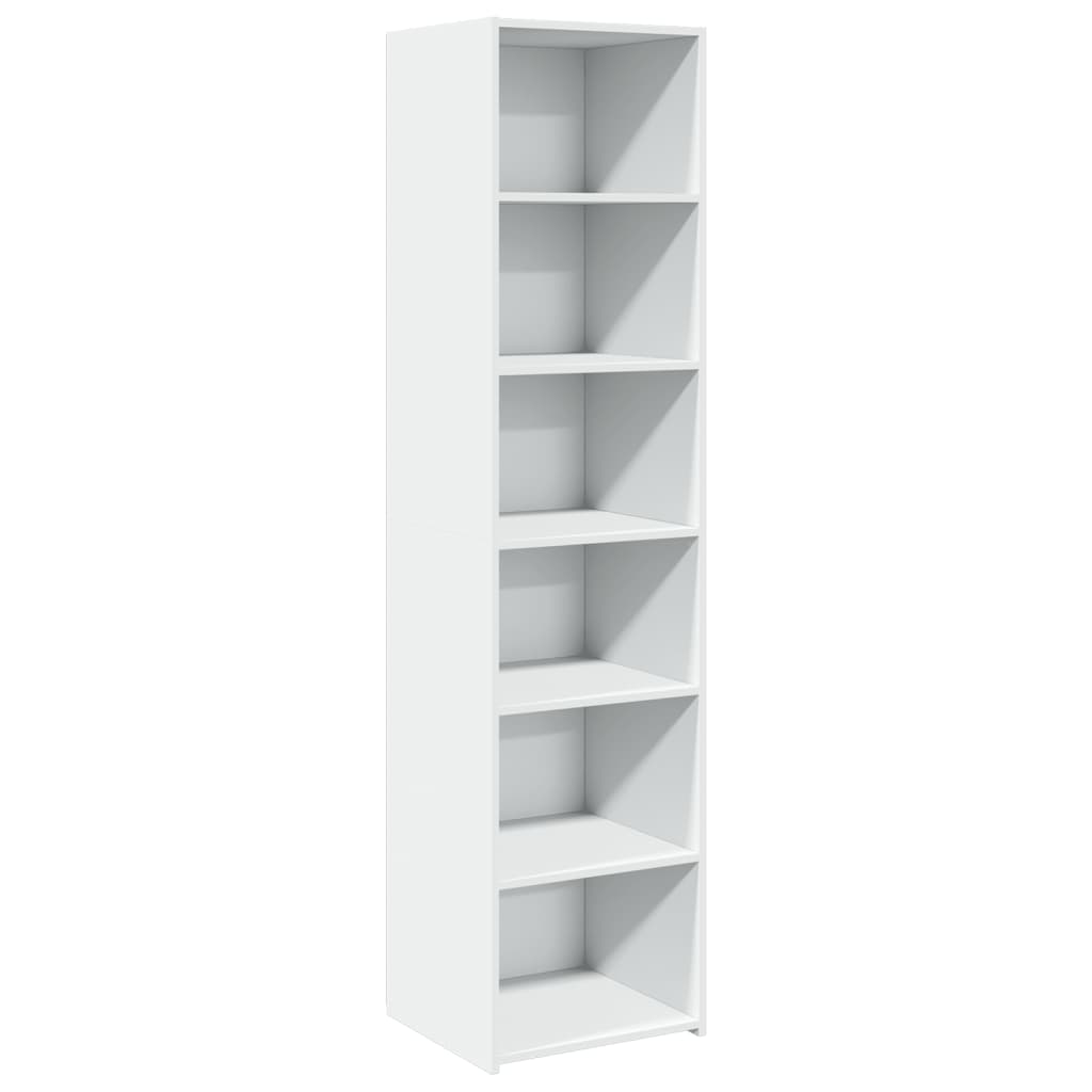 vidaXL Dulap înalt, alb, 45x41x185 cm, lemn prelucrat