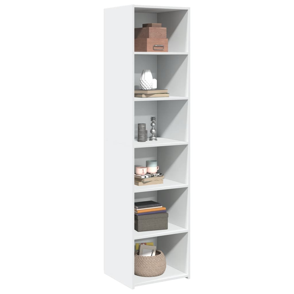vidaXL Dulap înalt, alb, 45x41x185 cm, lemn prelucrat