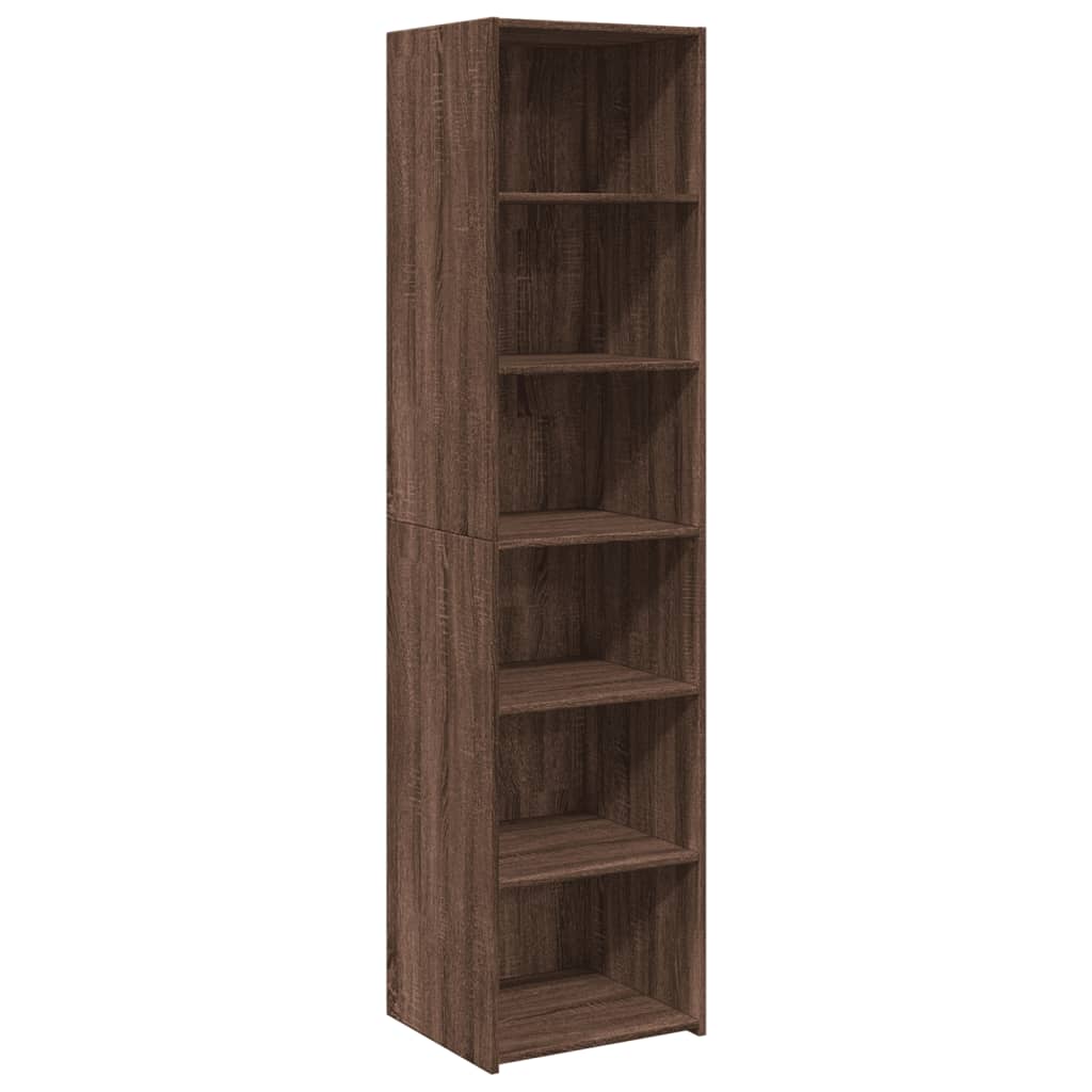 vidaXL Dulap înalt, stejar maro, 45x41x185 cm, lemn prelucrat vidaXL Dulap înalt, stejar maro, 45x41x185 cm, lemn prelucrat