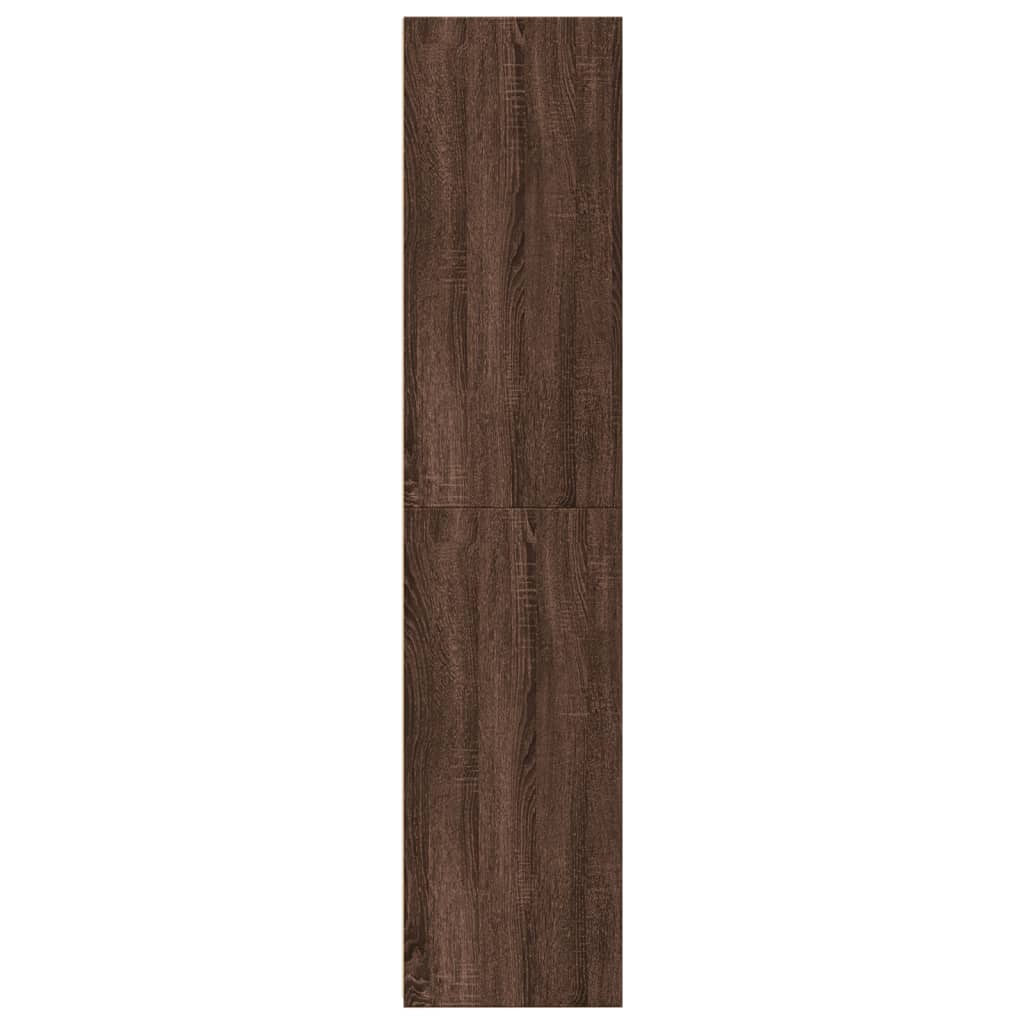 vidaXL Dulap înalt, stejar maro, 45x41x185 cm, lemn prelucrat vidaXL Dulap înalt, stejar maro, 45x41x185 cm, lemn prelucrat